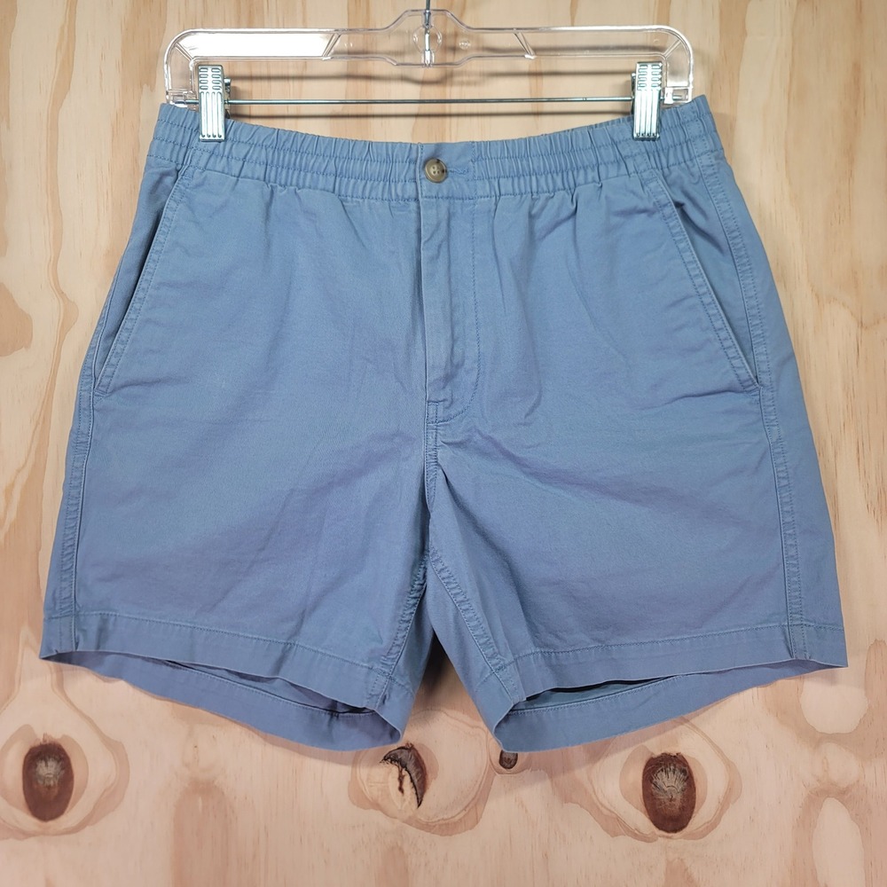 Polo Ralph Lauren Stretch Classic Fit Shorts Mens Small Blue Elastic Waist 6in